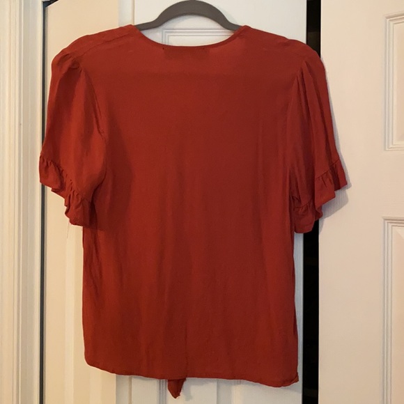 Blue Rain Orange Top - Picture 2 of 2